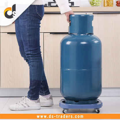 Heavy Duty Gas Cylinder Stand With Wheels