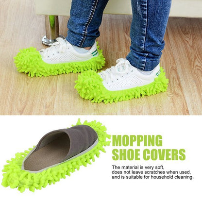 1 Pair Multifunctional Micro Fiber Shoe Covers Clean Slippers - DS Traders