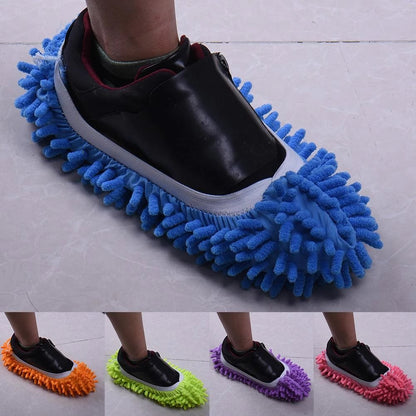 1 Pair Multifunctional Micro Fiber Shoe Covers Clean Slippers - DS Traders