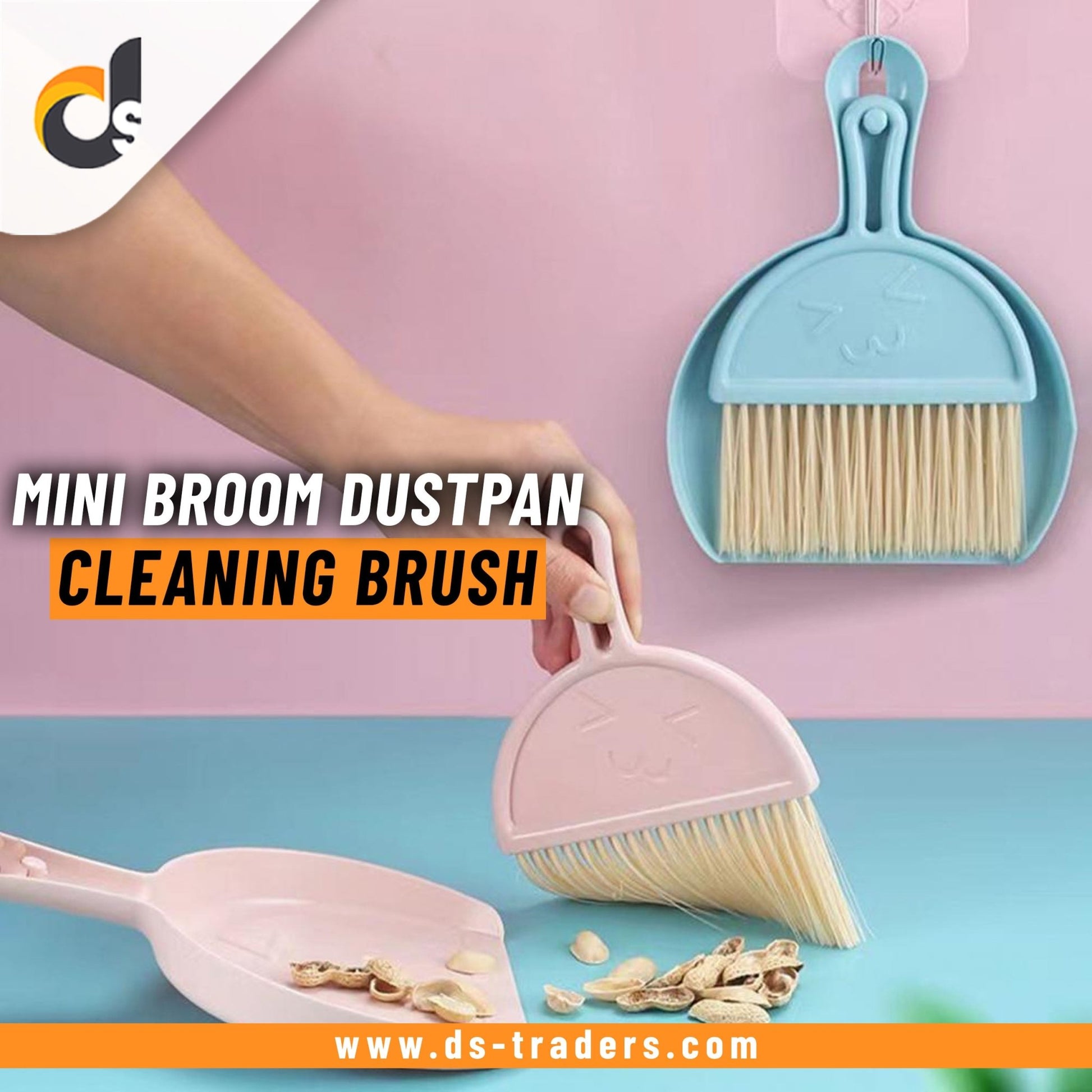 1 Set Mini Broom Dustpan Cleaning Brush - DS Traders