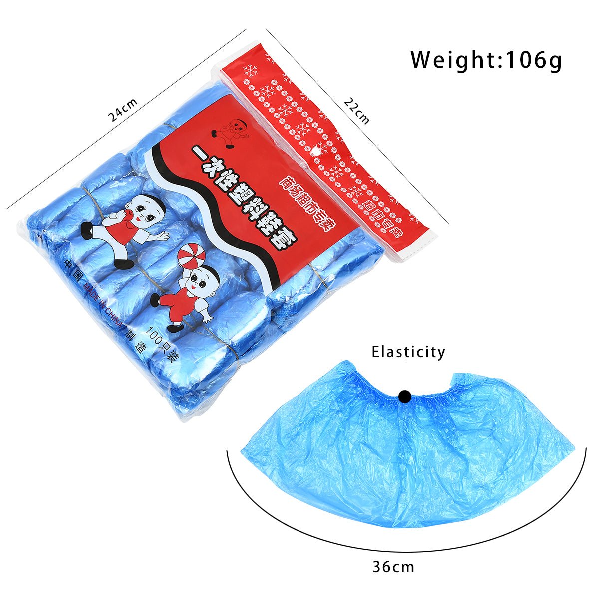 100pcs/pack Disposable Waterproof Shoe Covers. - DS Traders