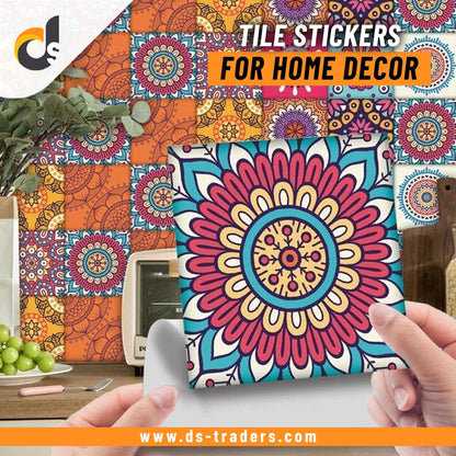 12pcs Self Adhesive Tile Stickers for Home Decor - DS Traders