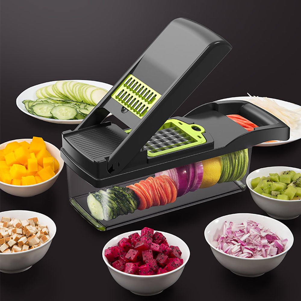 14Pcs Set - Multifunctional Vegetable Slicer. - DS Traders