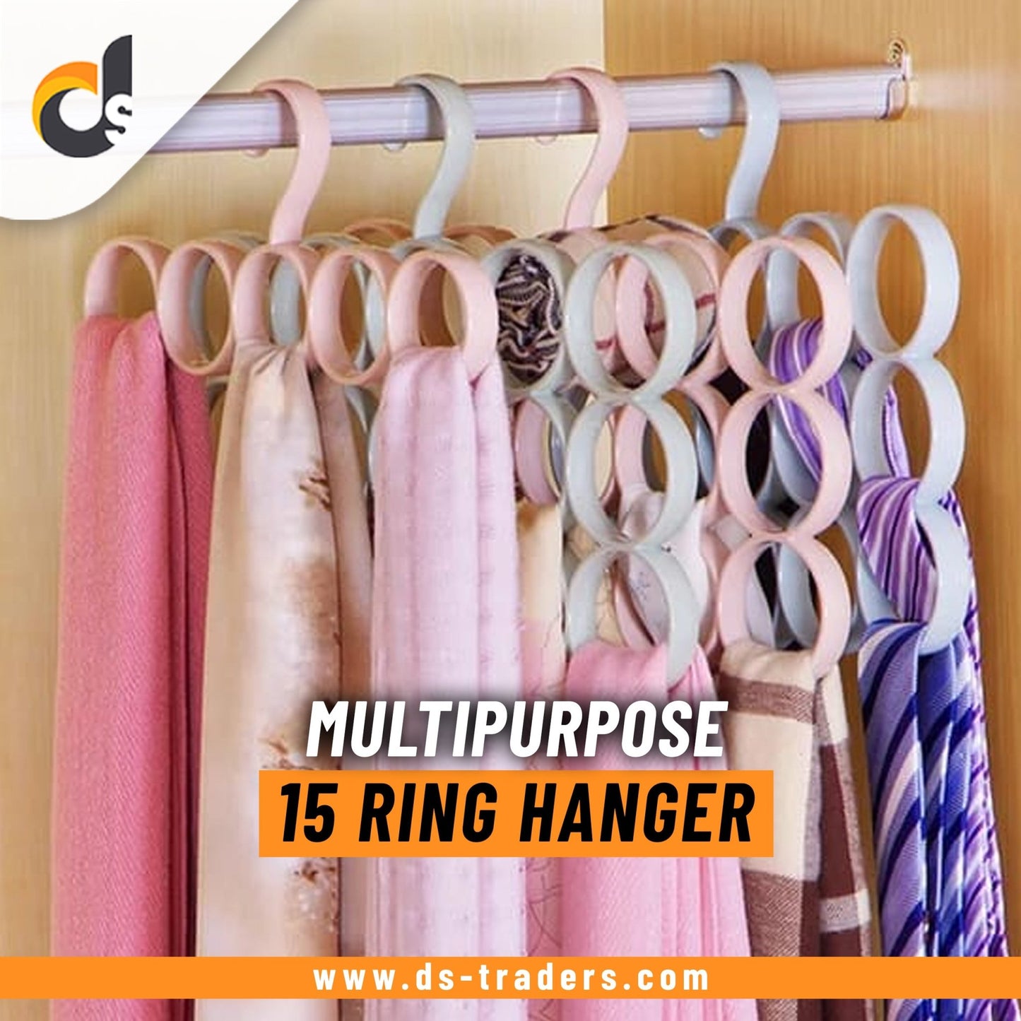 15 Ring Multipurpose Hanger - DS Traders