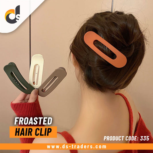 1pc Large Size Froasted Hair Clip - DS Traders