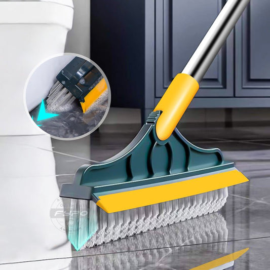 2 In 1 Floor Scrub Cleaning Brush With Removable Long Handle. - DS Traders
