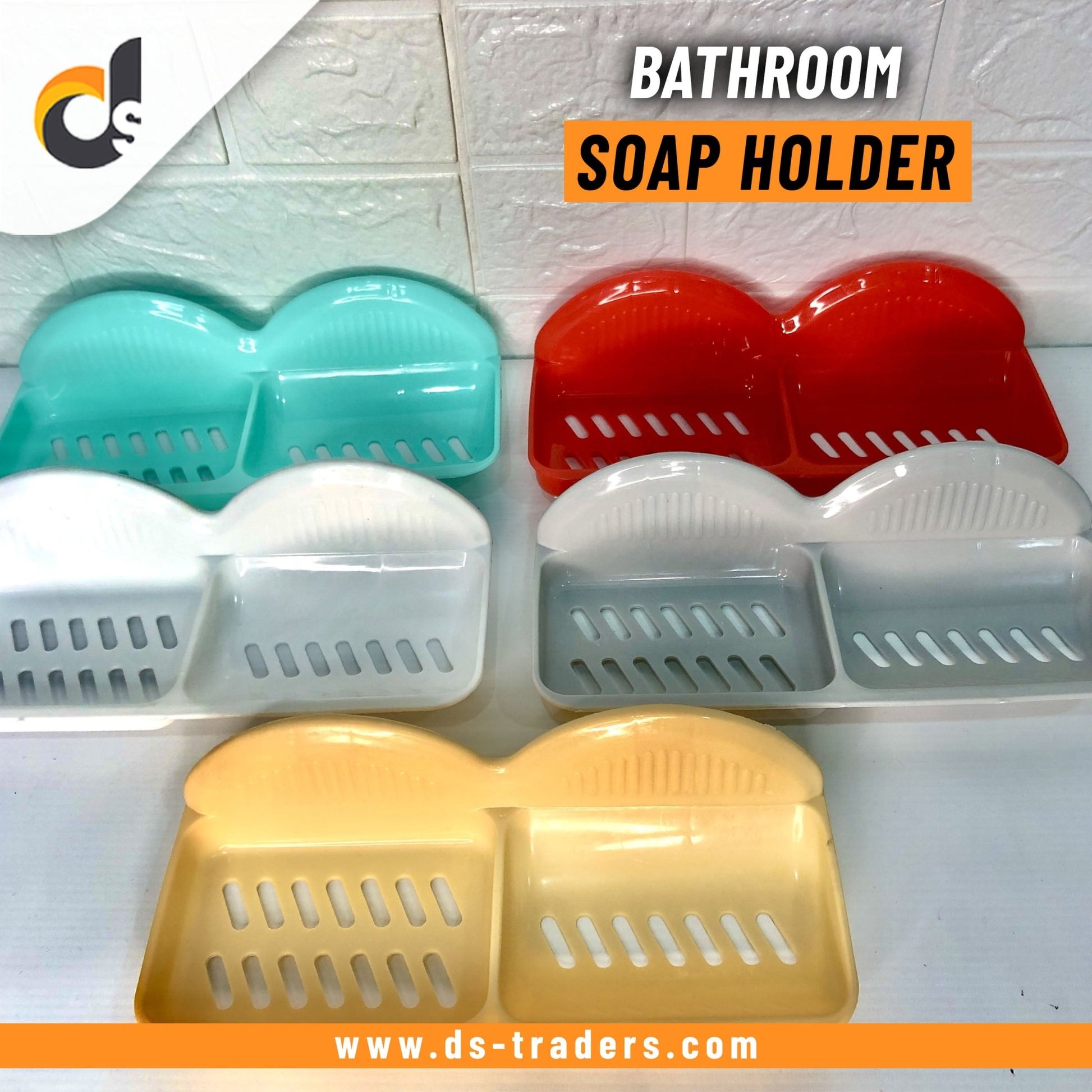 2 Portion Bathroom Soap Holder - DS Traders