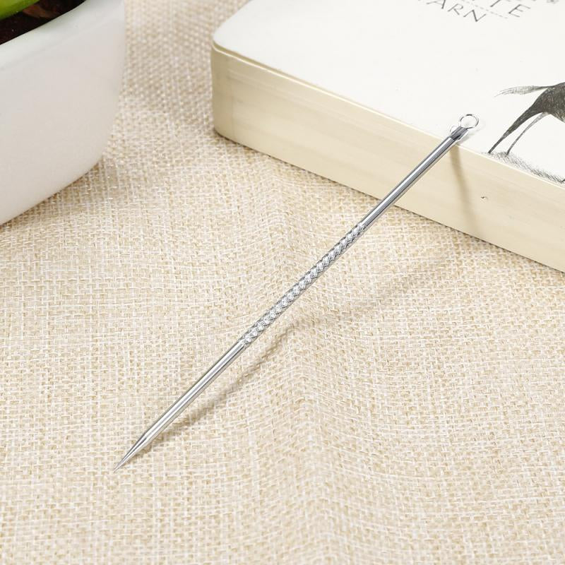 Pack OF 2-Stainless Steel Pimple Extractor Blackhead Pimples Pin Acne Remover.