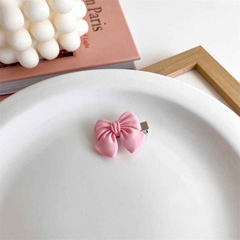 2Pcs Bow & Rose Hair Clip - DS Traders