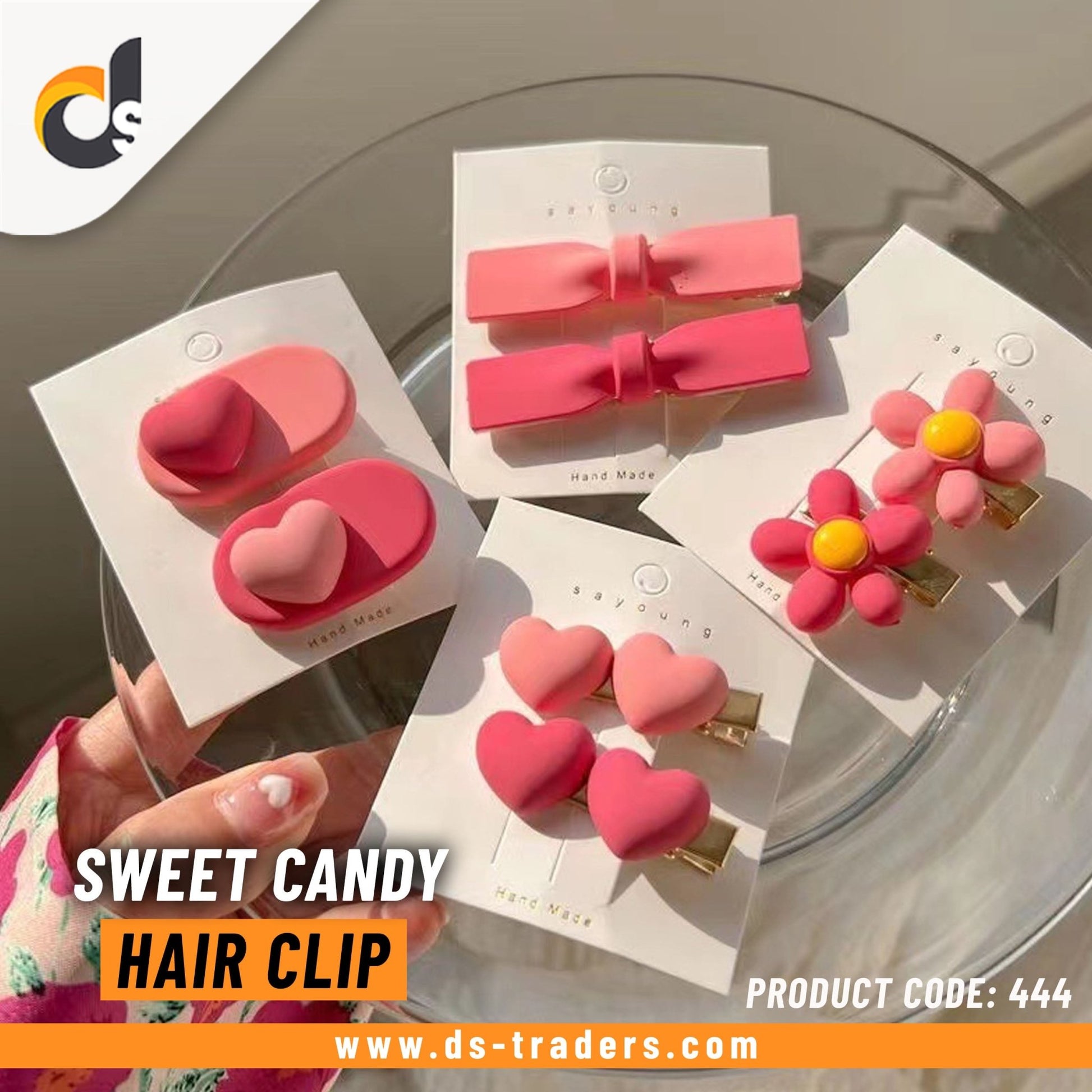 2Pcs Sweet Candy Hair Clip - DS Traders