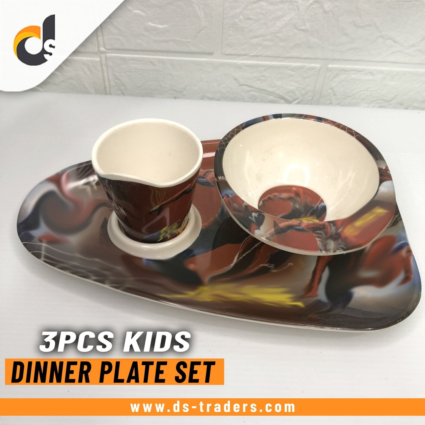 3 Pcs Children Dinner Set - DS Traders