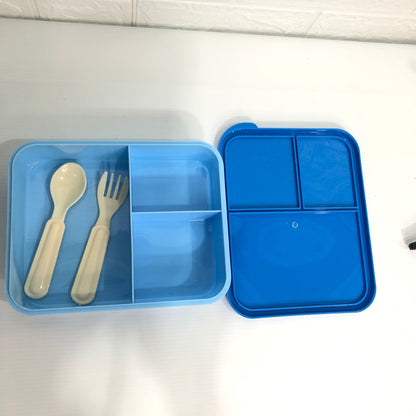 3 Portion Lunchbox with Spoon & Fork - DS Traders