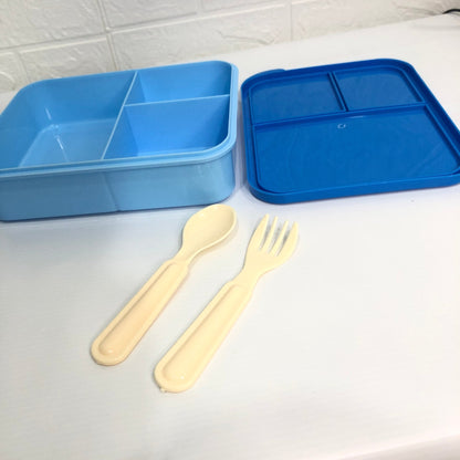 3 Portion Lunchbox with Spoon & Fork - DS Traders