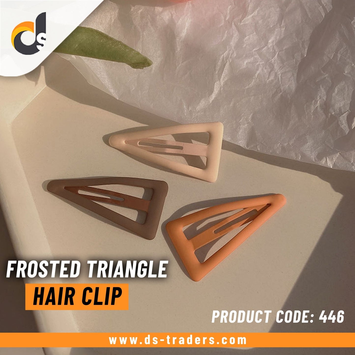 3Pcs Triangle Shape Hair Clips - DS Traders