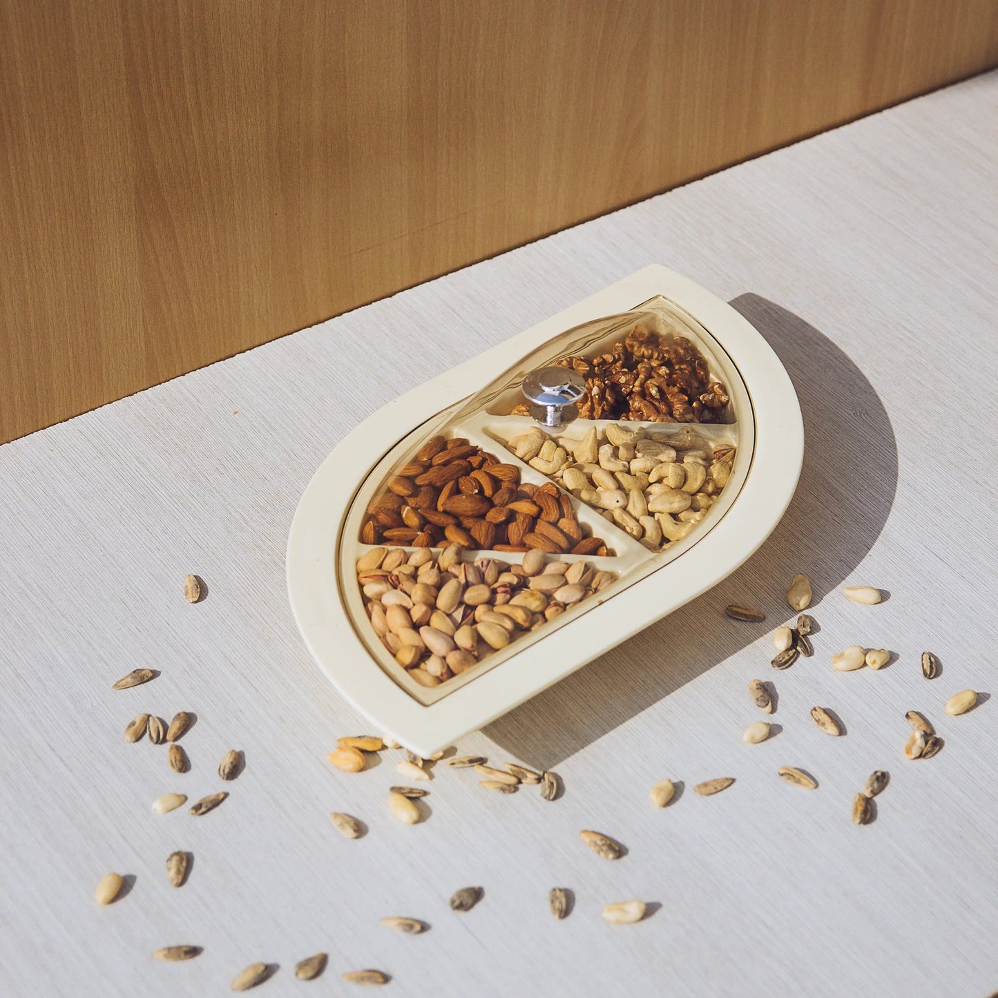 4 Compartments Dry Fruit Tray. - DS Traders