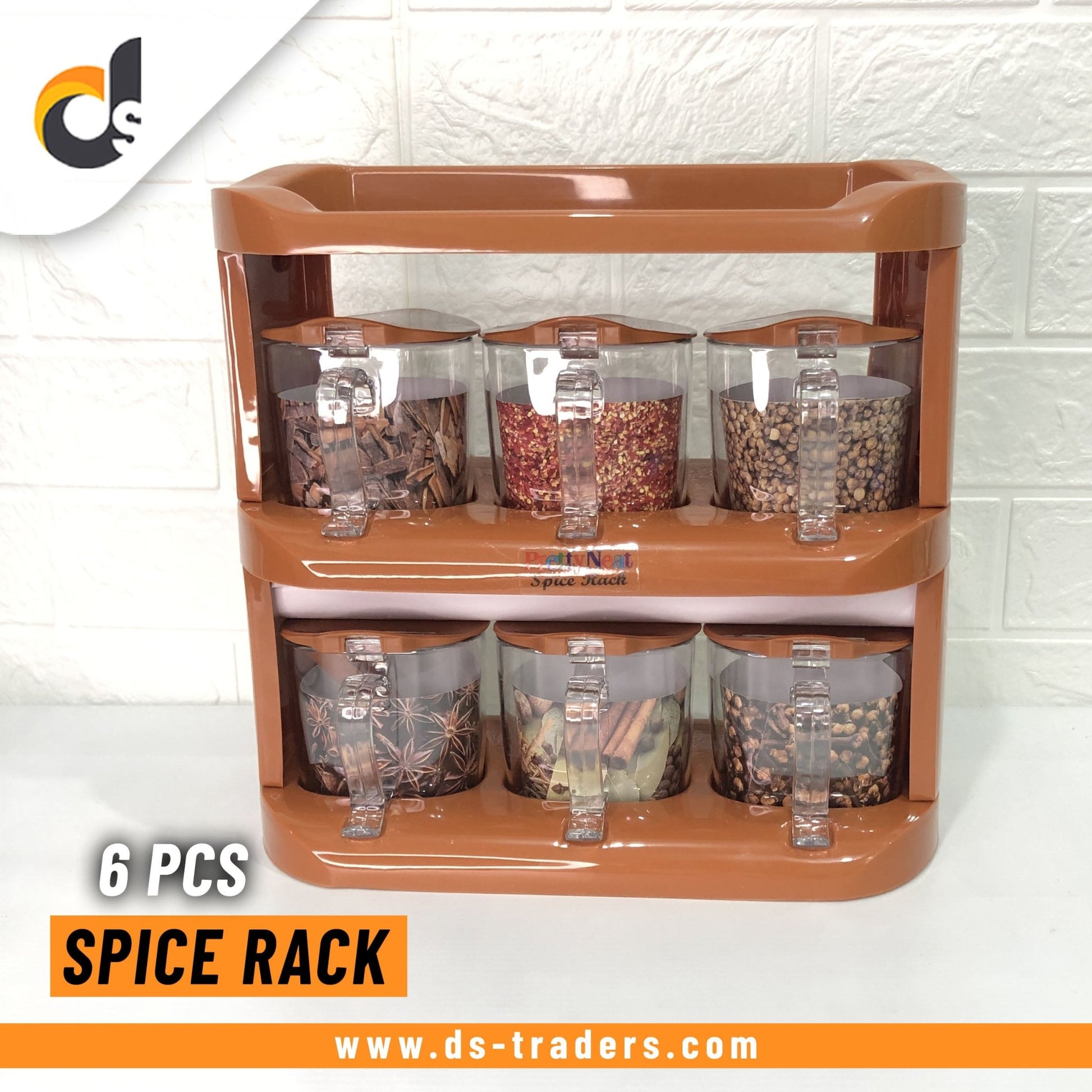 6 In 1 Spice Rack Set - DS Traders
