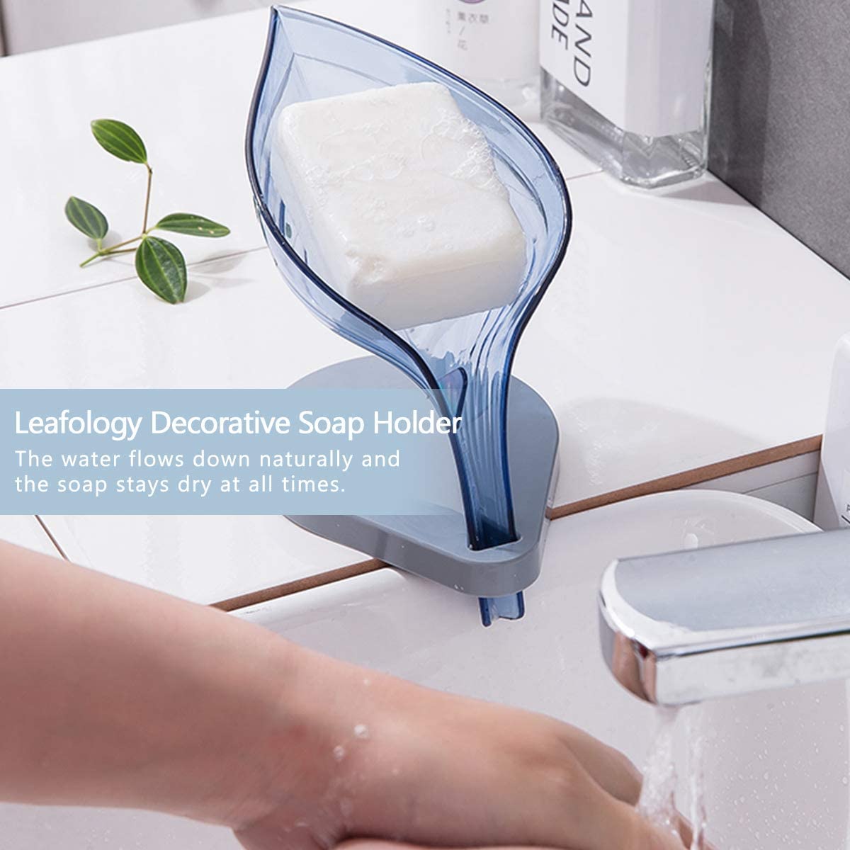 Self Draining leaf Soap holder