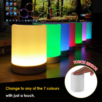 Touch Control Night Light with Bluetooth Speaker