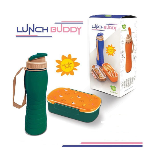 Lunch Box With Water Bottle Set.