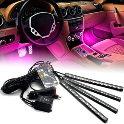 Atmosphere Car Decorative RGB LED Strips Lamps. - DS Traders
