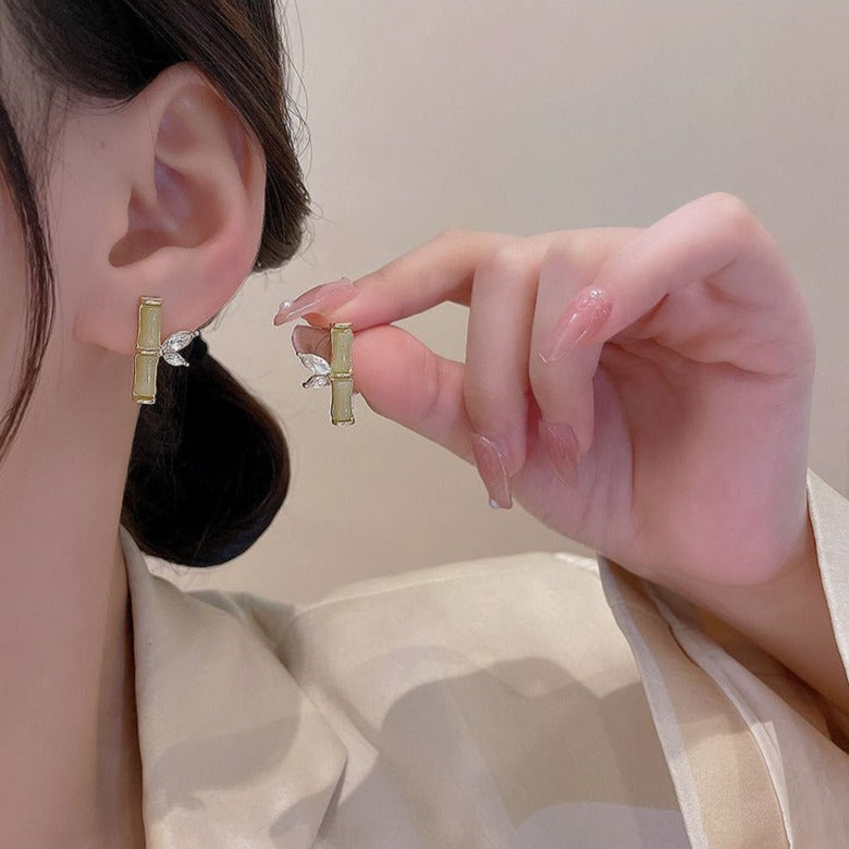 Bamboo Hoop Earrings - DS Traders