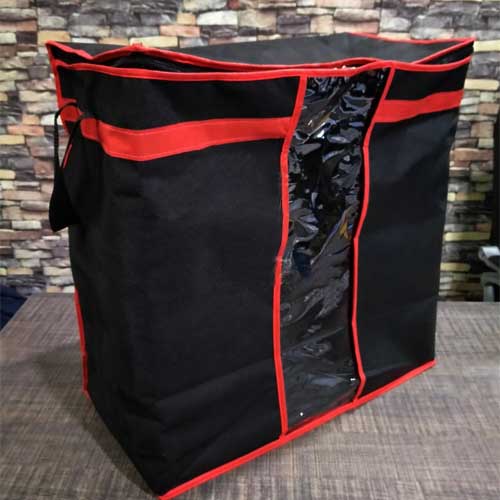 Black Storage Oraganizer Bag for Multipurpose Use - DS Traders