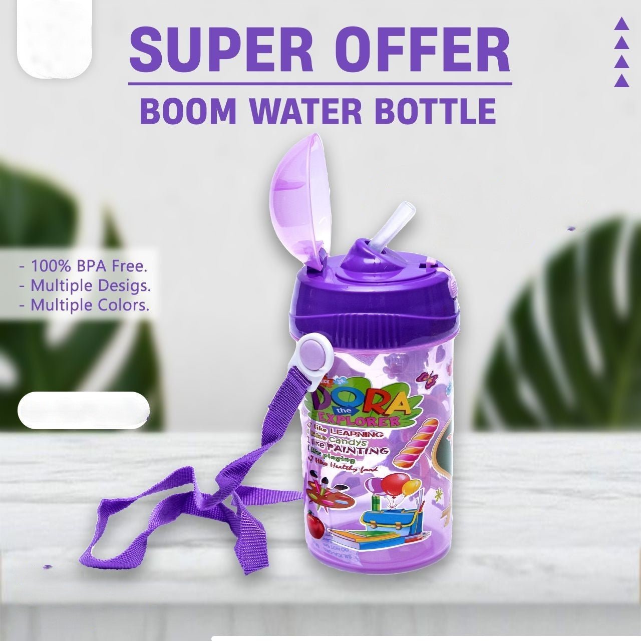 Boom Small Water Bottle for Kids - DS Traders