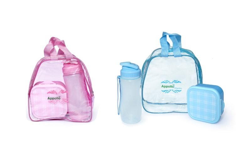 Buddy Pack (Bottle and School Lunch Box) With Handle Bag - DS Traders