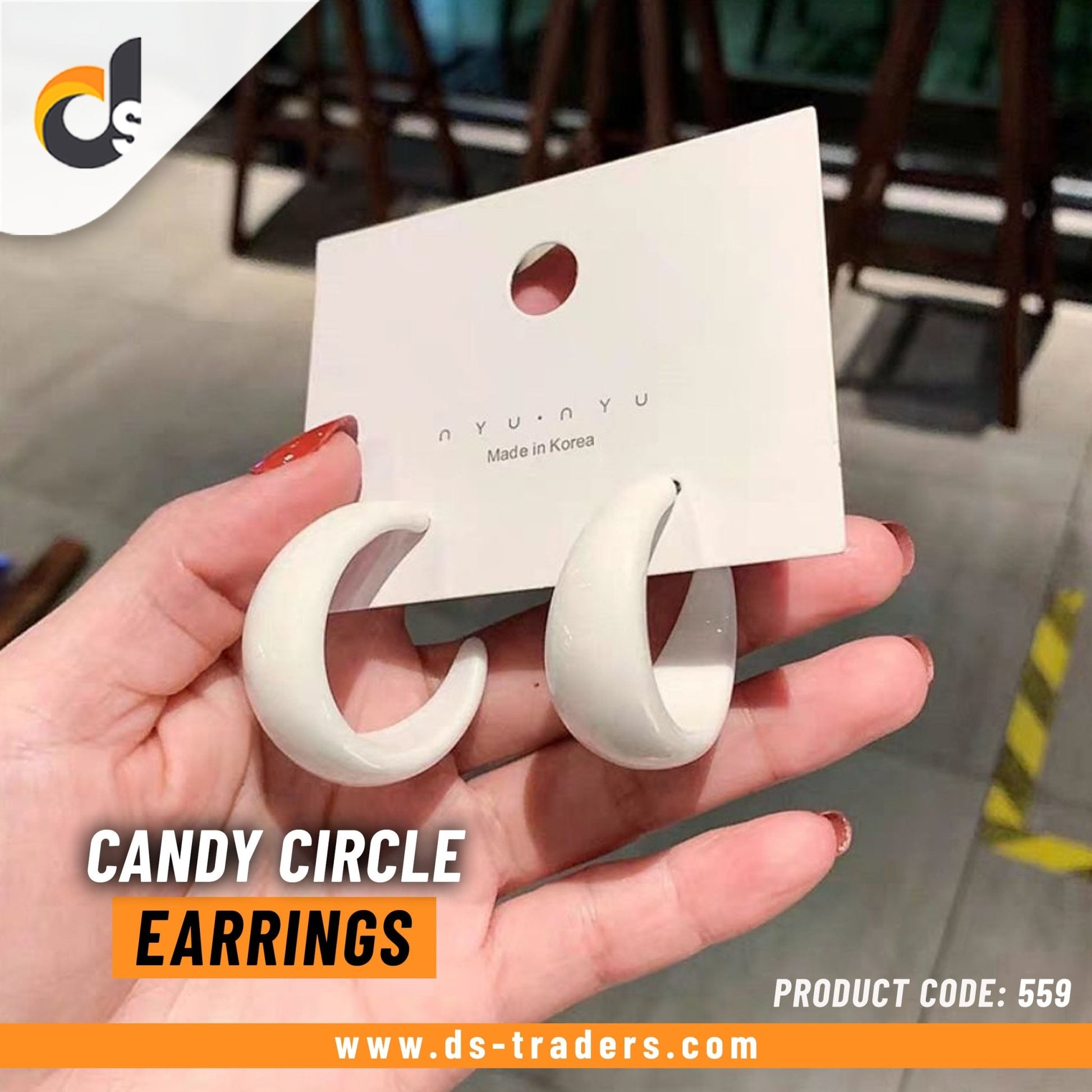 Candy Circle Earrings - DS Traders