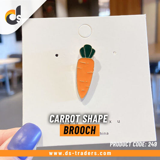 Carrot Shape Brooch - DS Traders