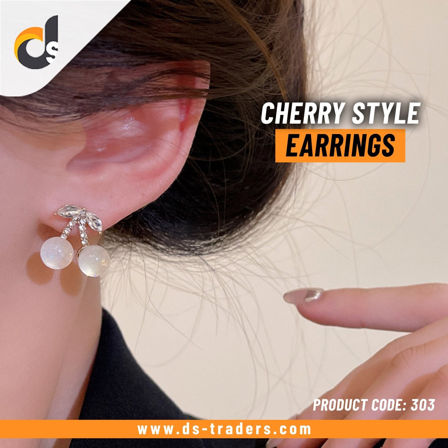 Cherry Style Earrings - DS Traders