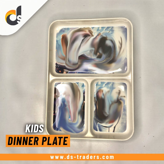 Children Cartoon Printed Dinner Plate - DS Traders