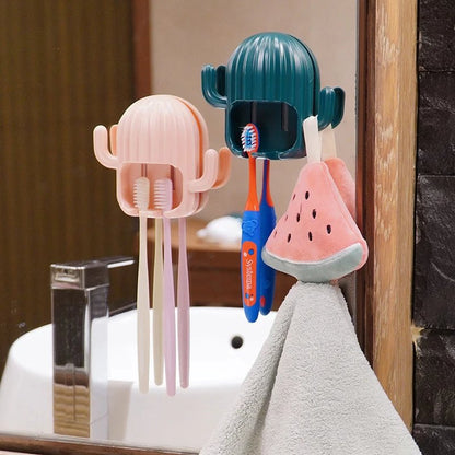 Creative Snail Flamingo Cactus Toothbrush Holder - DS Traders
