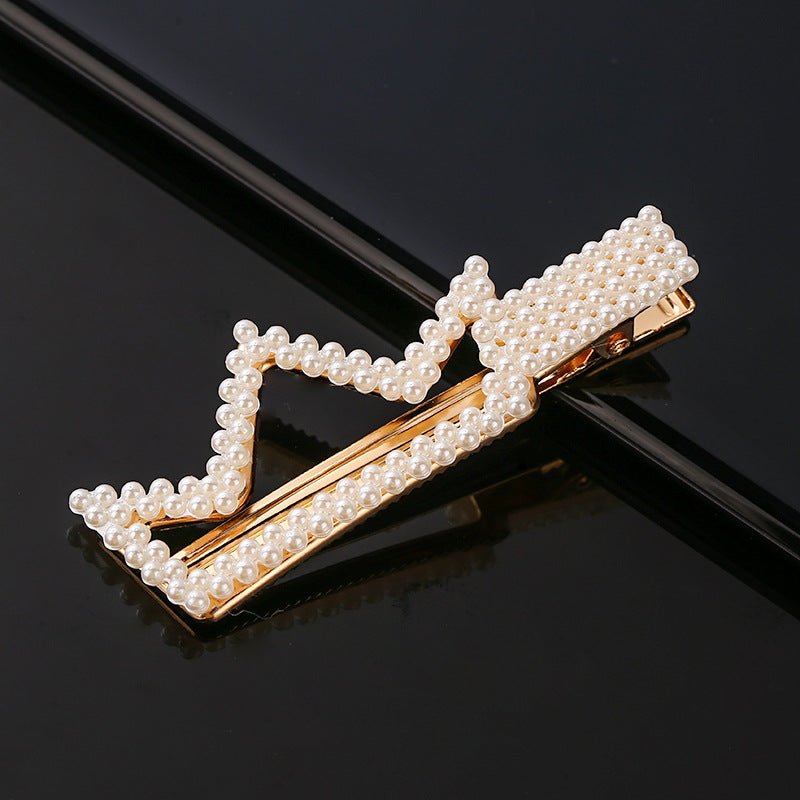 Crown Pearl Hair Clip - DS Traders