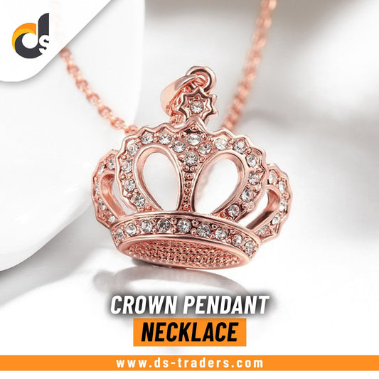 Crown Pendant Necklace - DS Traders