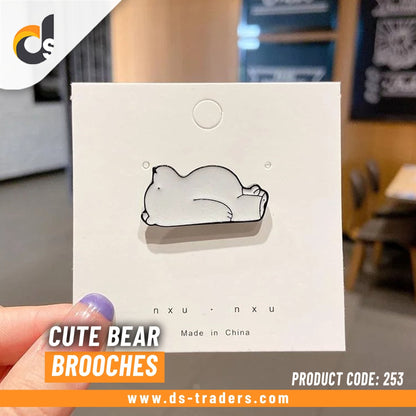 Cute Bear Shape Brooch - DS Traders