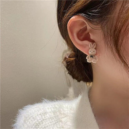 Cute Girl Bear Shape Earrings - DS Traders