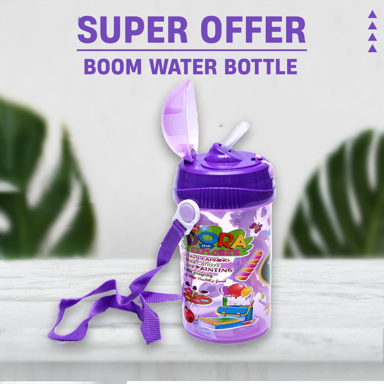 Cute Kids Sippy Straw Bottle - DS Traders
