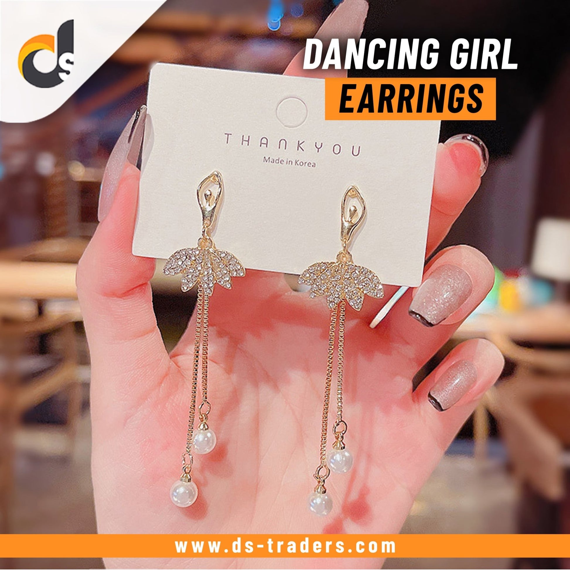 Dancing Girl Earrings - DS Traders