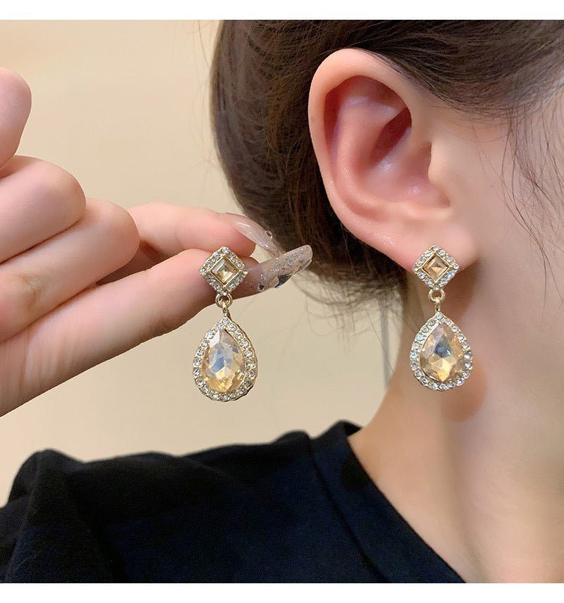 Diamond Water Drop Earrings - DS Traders