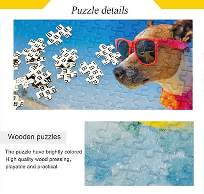 Dog Surfing Puzzles for Adults and Kids (1000 Pieces). - DS Traders