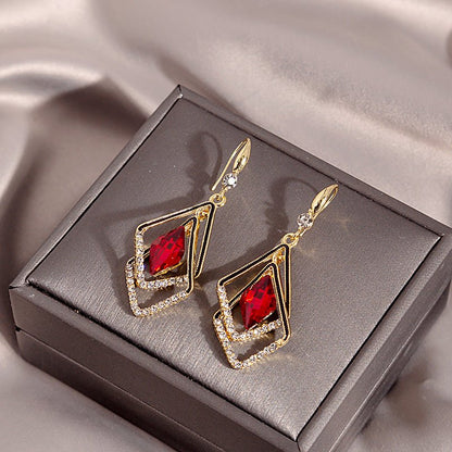 Double Layer Drop Earrings - DS Traders