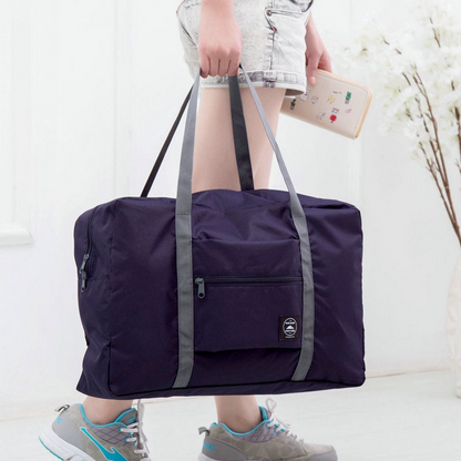 Fashion Wind Blows Folding Carry Travel Bag.