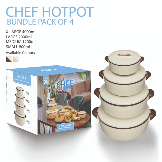 4Pcs Set Chef HotPot