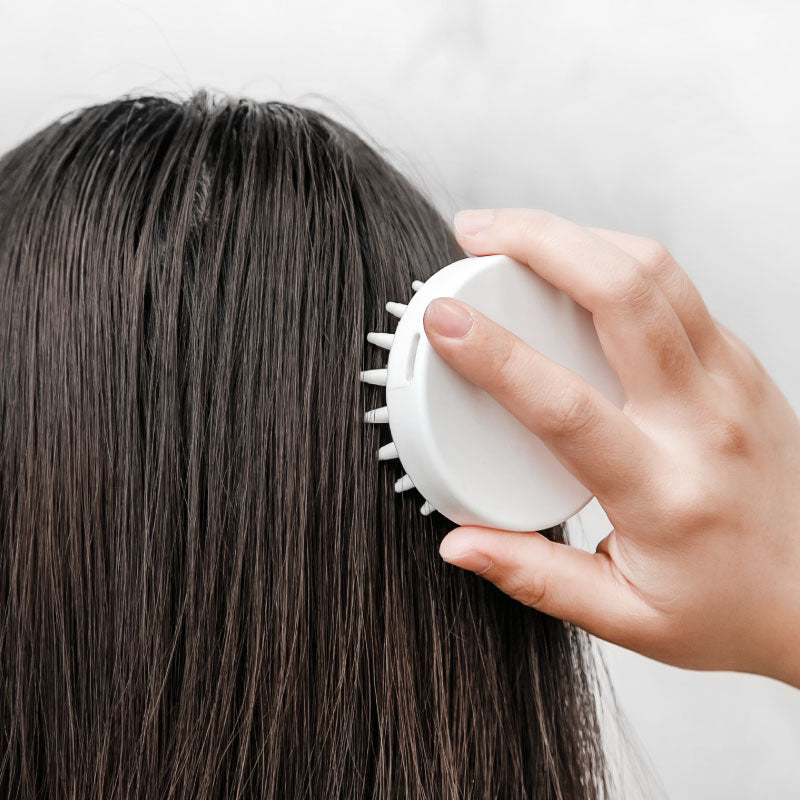 Silicone Shampoo Hair Root Head Scalp Massage Brush.