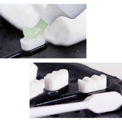 1Pcs Ultra-Fine Soft Toothbrush Million Nano Bristle Teeth Deep Cleaning ToothBrush.