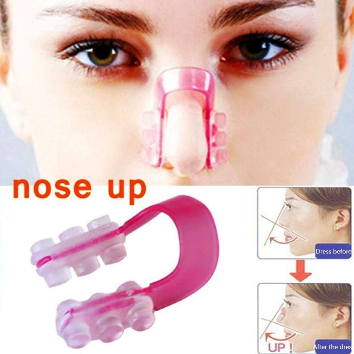 Pack Of 2 - Nose Up Lifting Shaping Clip Clipper For Women