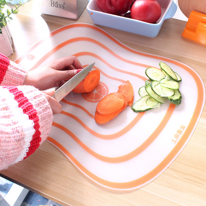 1pc Mini Silicone Plastic Chopping Board Food Cutting plastic Chopping Board  Size 20 x 14 CM