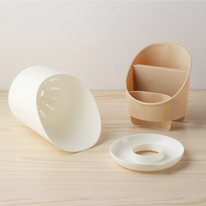 New Cutlery Storage Rack Fast Dry Drain Container