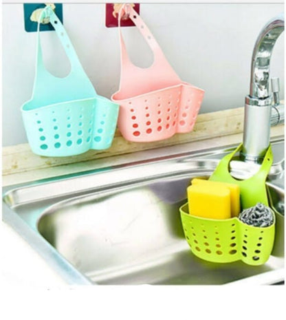 Kitchen Sink Sponge Basket Drain Water Sponge Bag